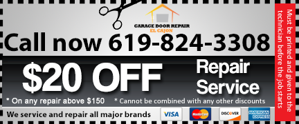 Affordable garage door repair coupons